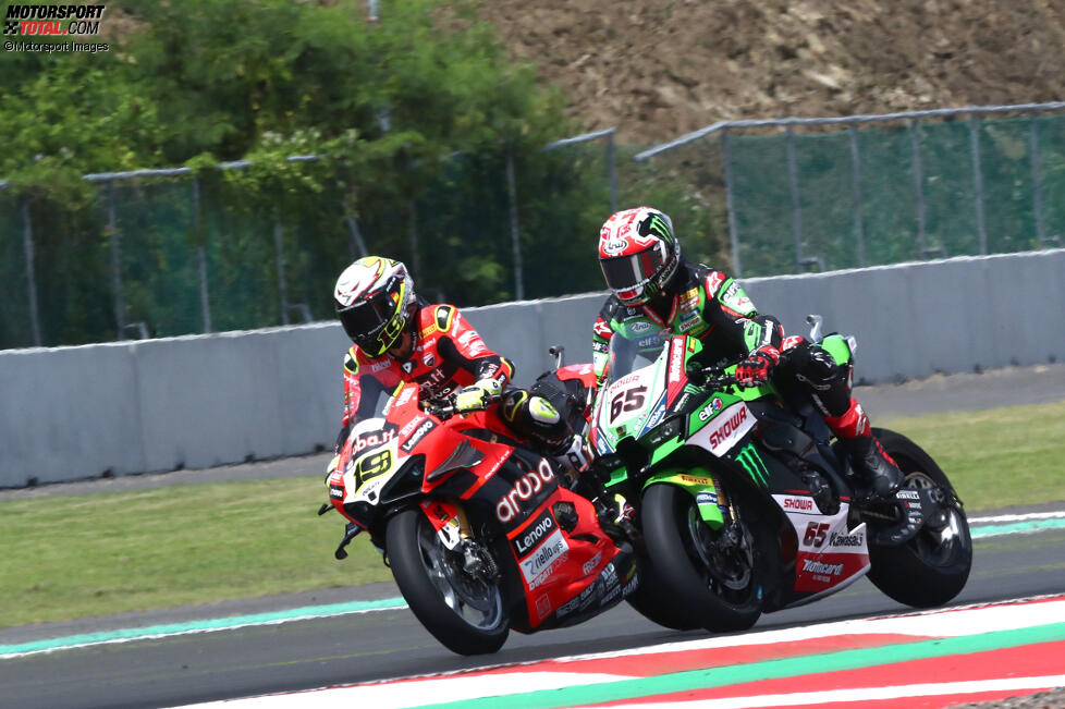 Alvaro Bautista und Jonathan Rea 