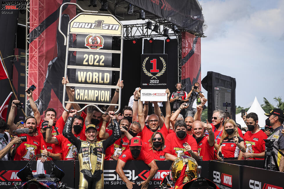Ducati feiert Alvaro Bautista