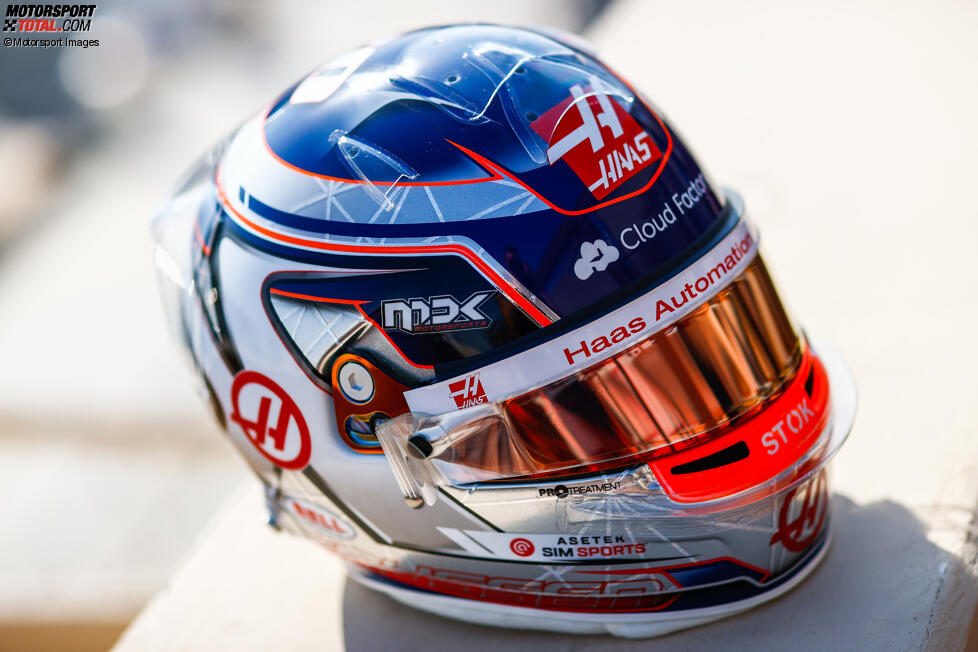 Helm von Kevin Magnussen (Haas) 