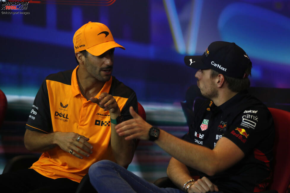 Daniel Ricciardo (McLaren) und Max Verstappen (Red Bull) 