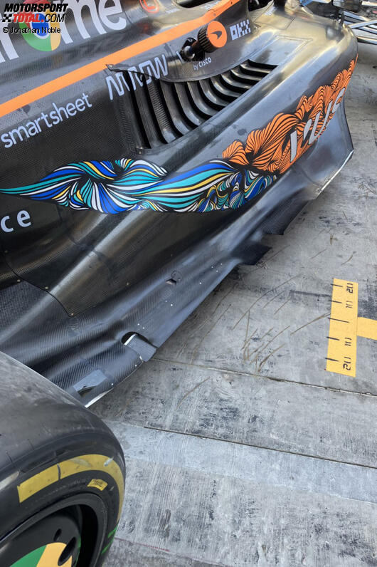 McLaren MCL36: Unterboden