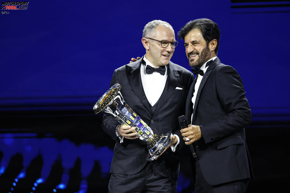 Stefano Domenicali (Formel 1) und Mohammed bin Sulayem (FIA)