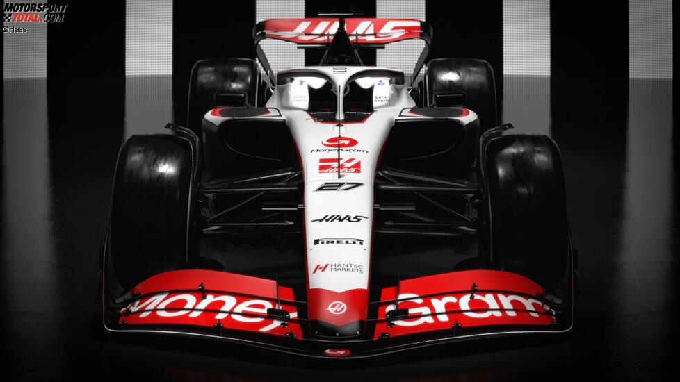 Haas VF-23 für die Formel 1 2023 (Fahrer: Nico Hülkenberg & Kevin Magnussen)