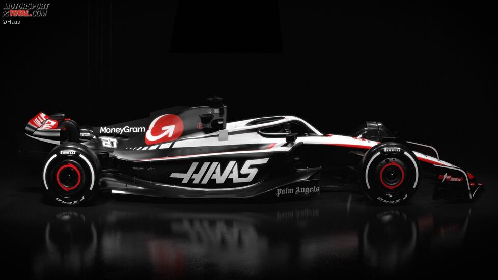 Haas VF-23 für die Formel 1 2023 (Fahrer: Nico Hülkenberg & Kevin Magnussen)