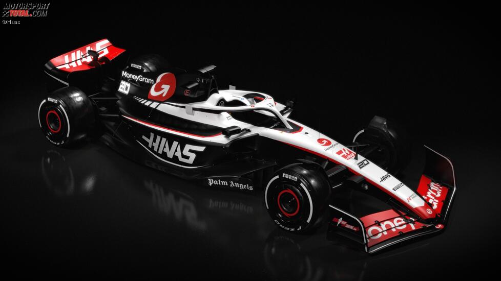 Haas VF-23 für die Formel 1 2023 (Fahrer: Nico Hülkenberg & Kevin Magnussen)
