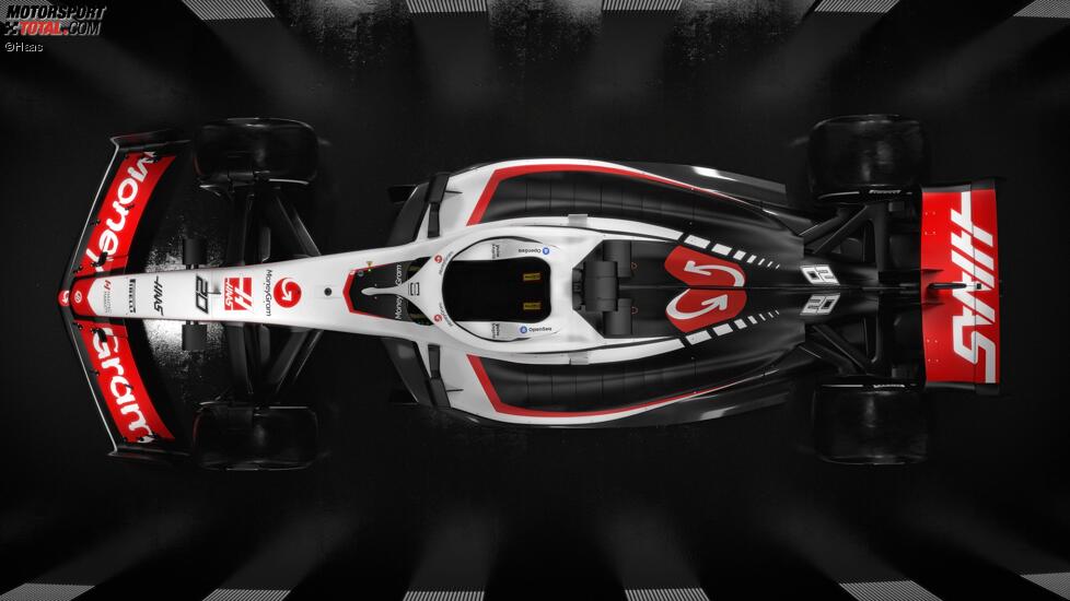 Haas VF-23 für die Formel 1 2023 (Fahrer: Nico Hülkenberg & Kevin Magnussen)