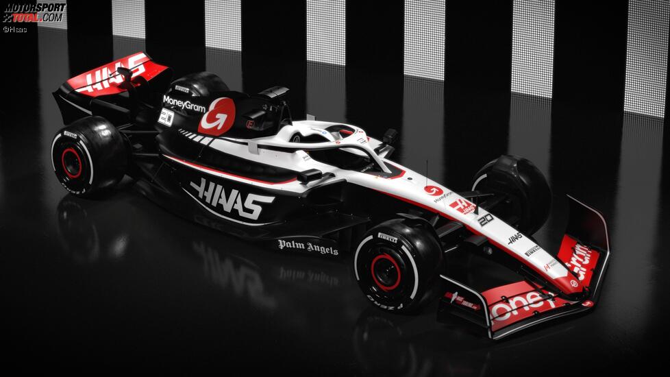 Haas VF-23 für die Formel 1 2023 (Fahrer: Nico Hülkenberg & Kevin Magnussen)