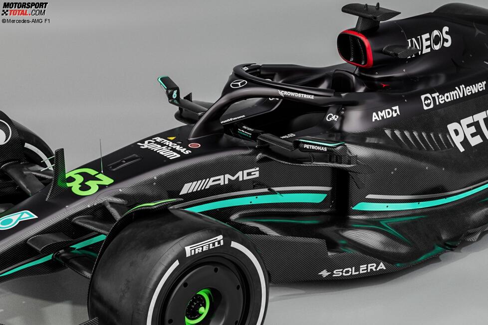 Mercedes W14 Detailaufnahme