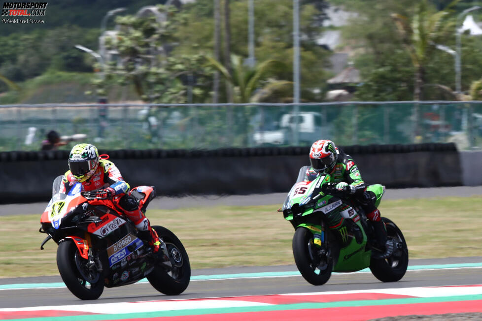 Axel Bassani und Jonathan Rea 