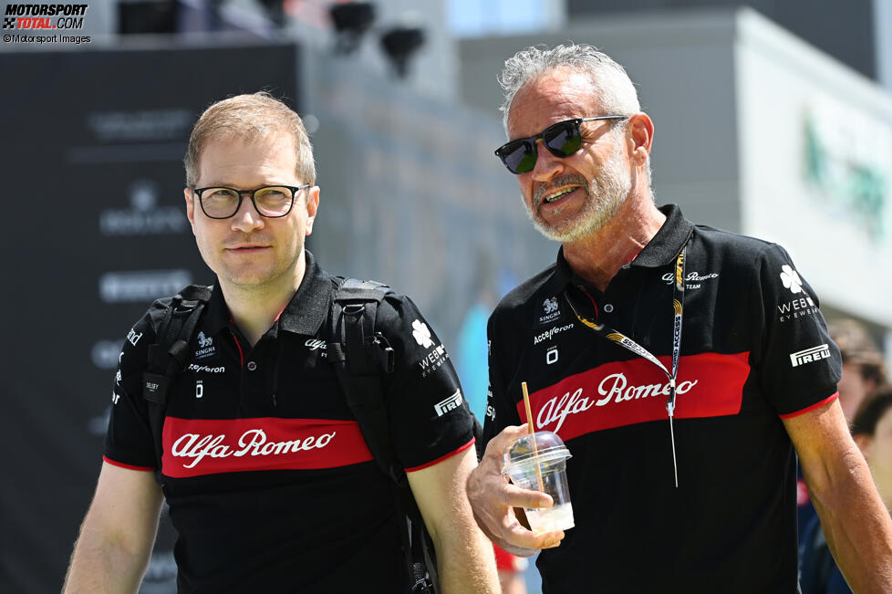 Andreas Seidl und Beat Zehnder (Alfa Romeo) 