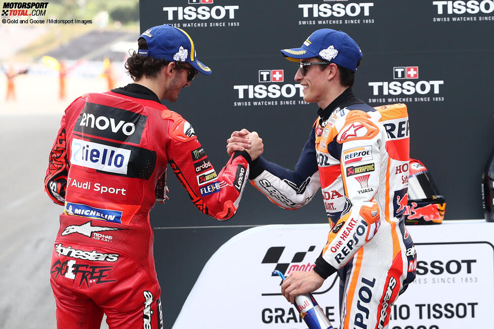 Francesco Bagnaia (Ducati) und Marc Marquez (Honda) 