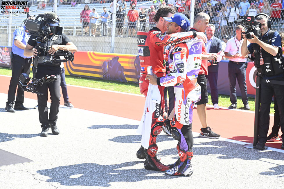Francesco Bagnaia (Ducati) und Jorge Martin (Pramac) 