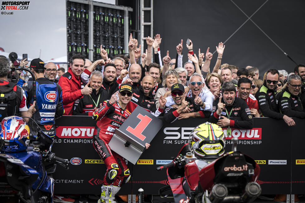Ducati jubelt mit Alvaro Bautista