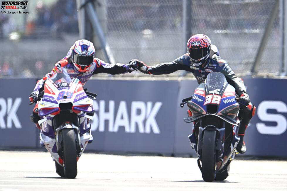 Lorenzo Savadori und Jorge Martin (Pramac) 