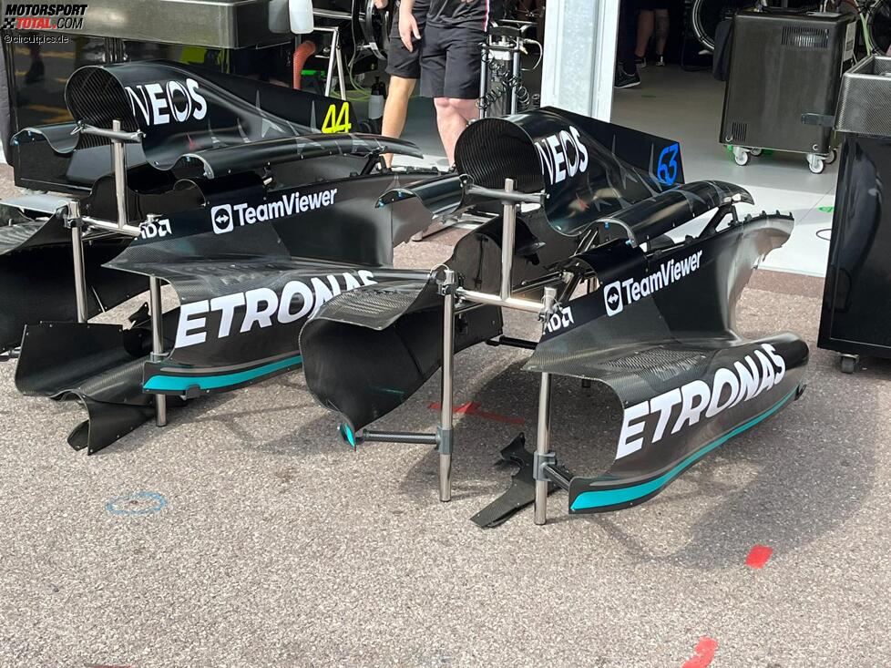 Update des Mercedes F1 W14 E Performance