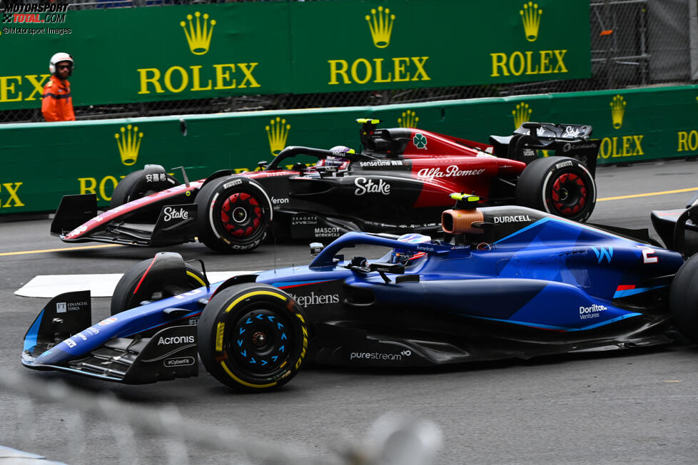 Guanyu Zhou (Alfa Romeo) und Logan Sargeant (Williams) 