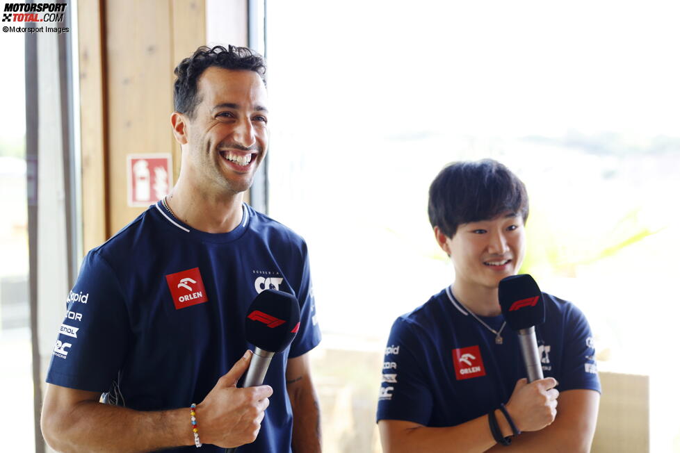 Daniel Ricciardo (AlphaTauri) und Yuki Tsunoda (AlphaTauri) 