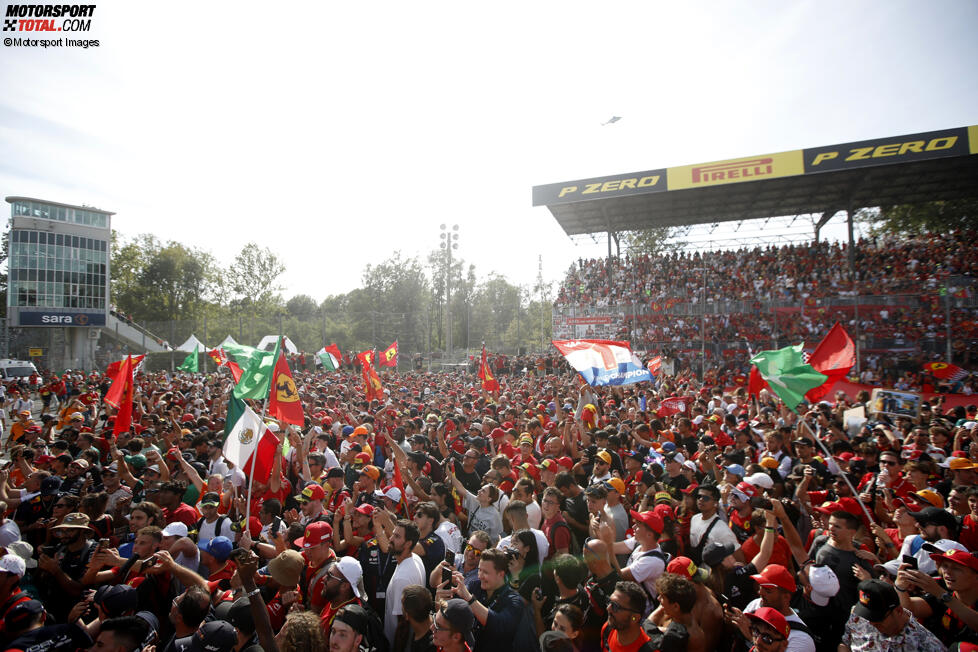 Fans in Monza