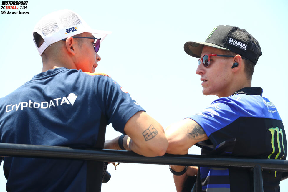 Fabio Quartararo (Yamaha) und Raul Fernandez (RNF) 