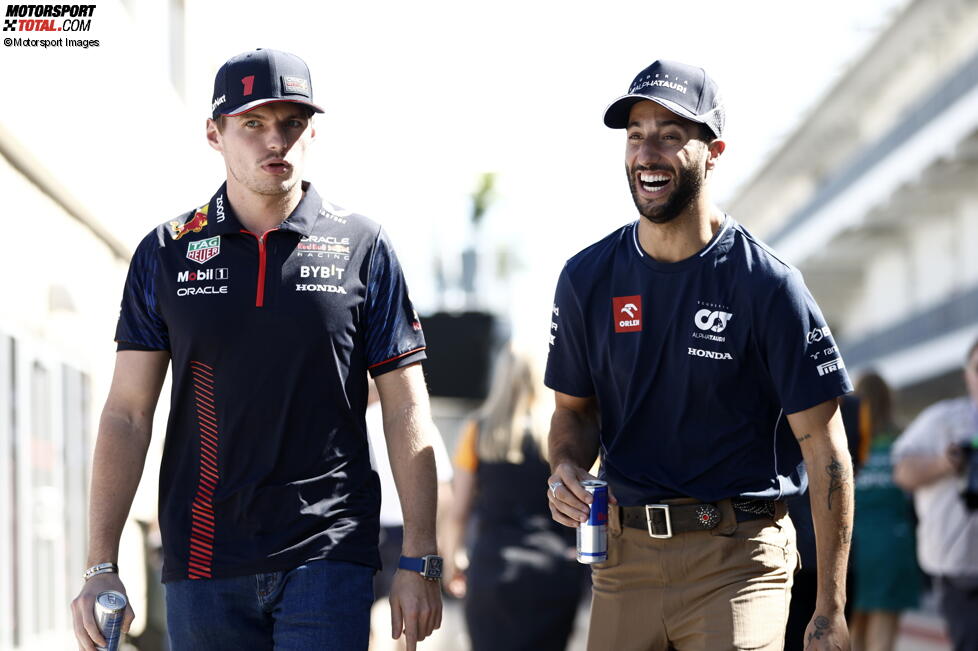 Max Verstappen (Red Bull) und Daniel Ricciardo 