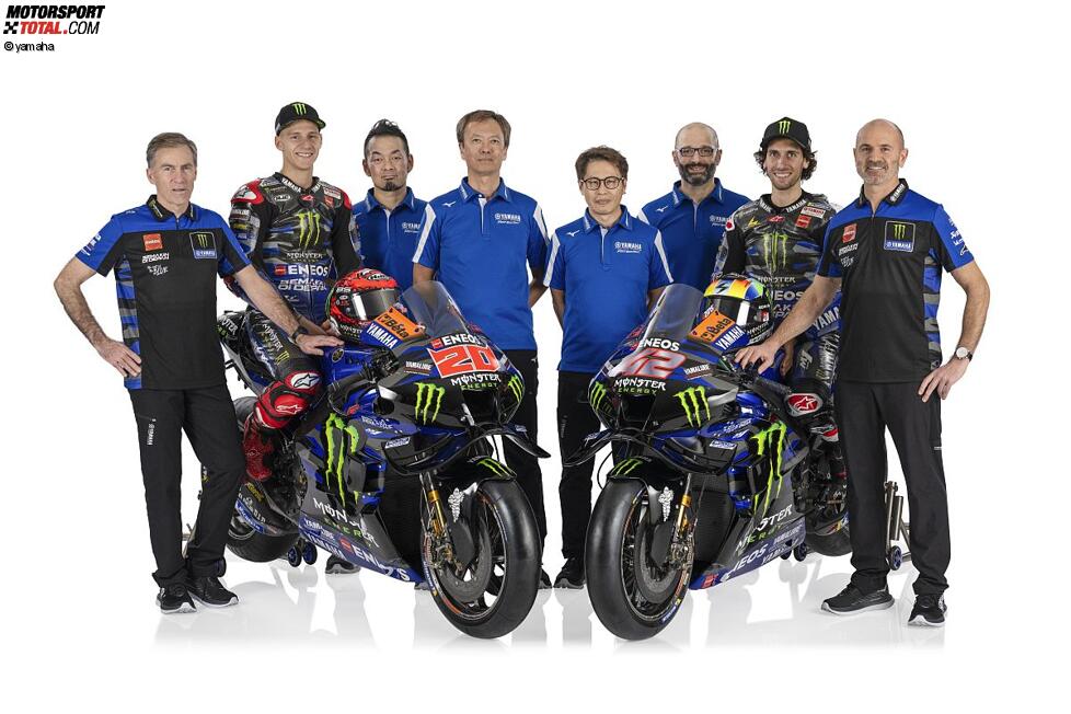 Yamaha-Gruppenfoto für die MotoGP-Saison 2024