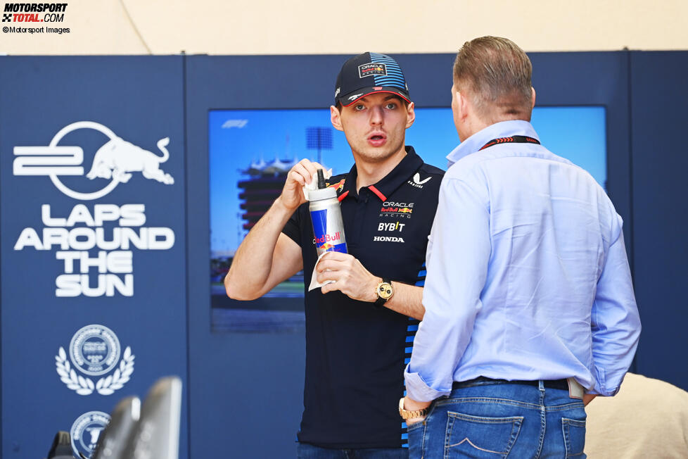 Max Verstappen (Red Bull) und Jos Verstappen 