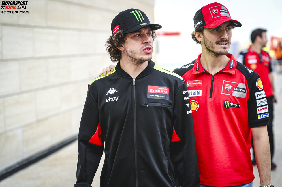 Francesco Bagnaia (Ducati) und Marco Bezzecchi (VR46) 