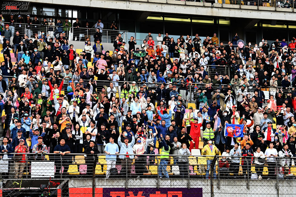Fans in Schanghai