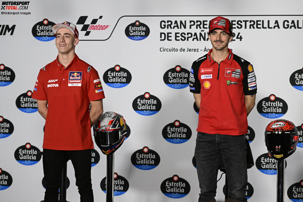 Pedro Acosta (Tech3) und Francesco Bagnaia (Ducati) 