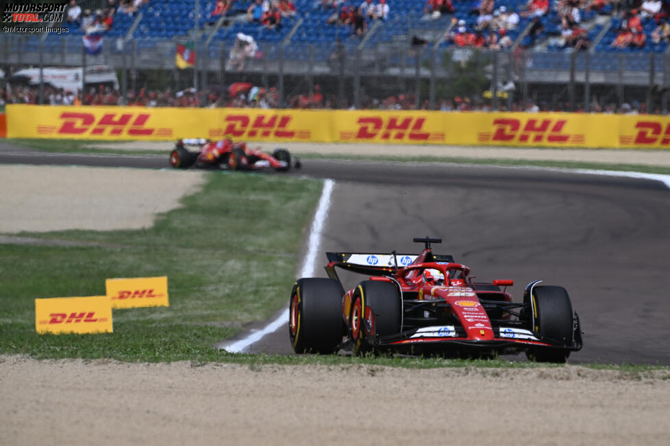 Charles Leclerc (Ferrari) und Carlos Sainz (Ferrari) 