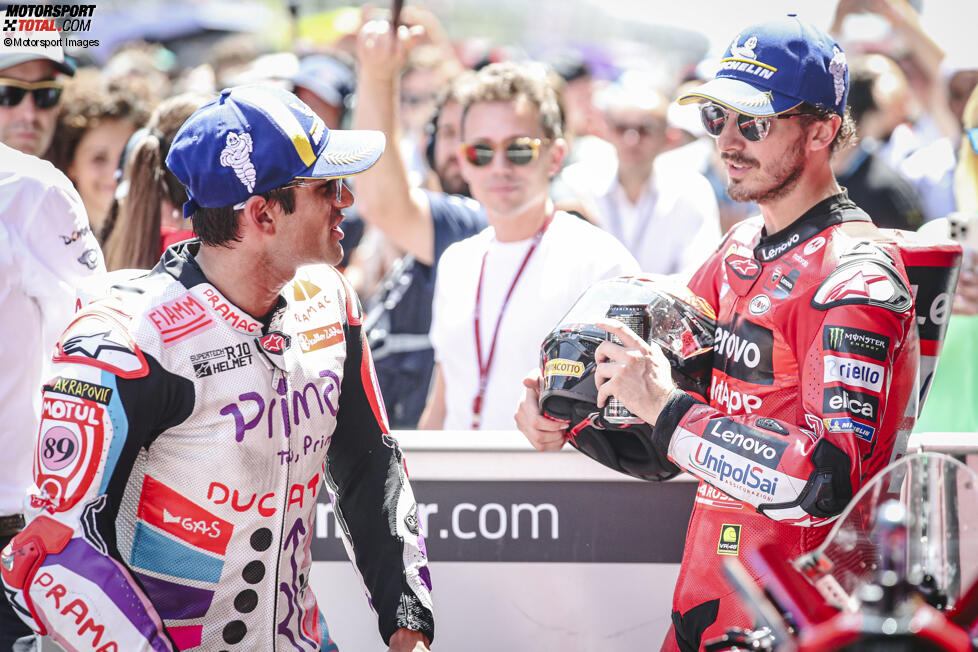 Jorge Martin (Pramac) und Francesco Bagnaia (Ducati) 