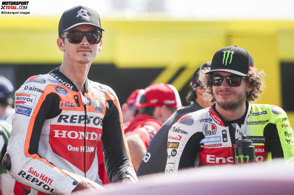 Luca Marini (Honda) und Marco Bezzecchi (VR46) 