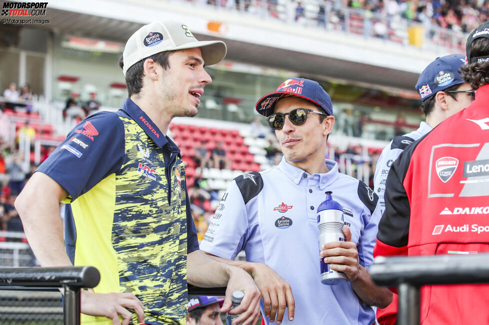 Marc Marquez (Gresini) und Joan Mir (Honda) 
