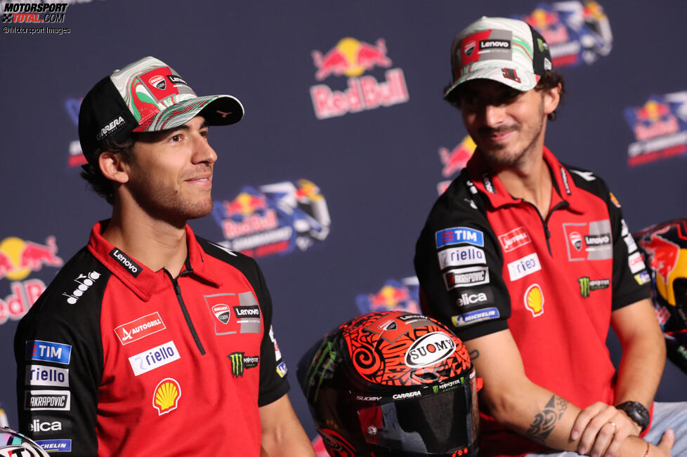Enea Bastianini (Ducati) und Francesco Bagnaia (Ducati)