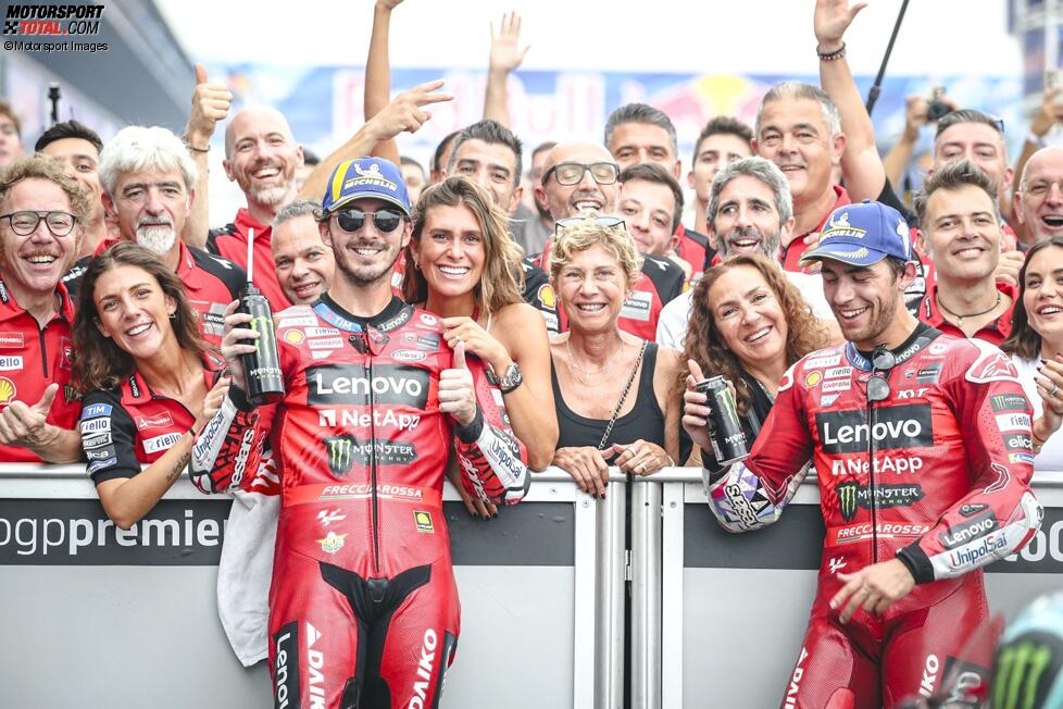 Francesco Bagnaia (Ducati) und Enea Bastianini (Ducati) 