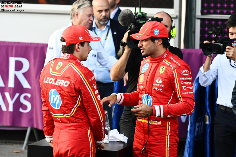 Carlos Sainz (Ferrari) und Charles Leclerc (Ferrari) 