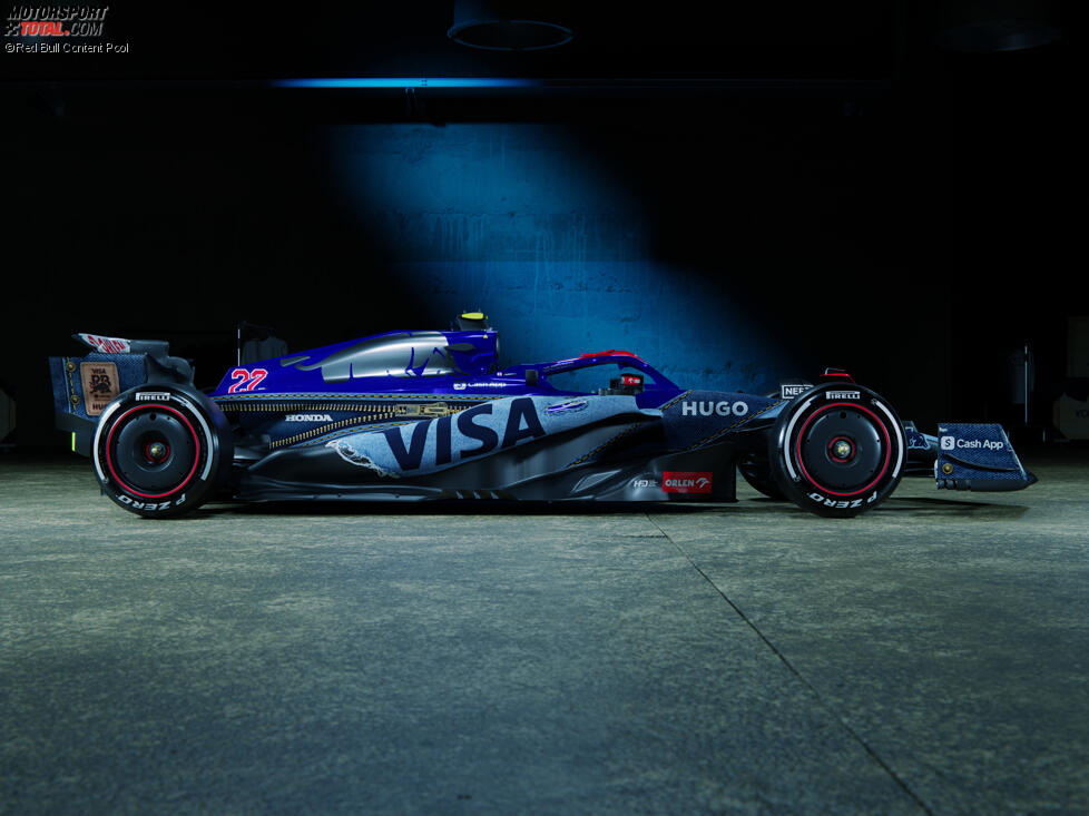Racing-Bulls-Sonderdesign für Singapur 2024