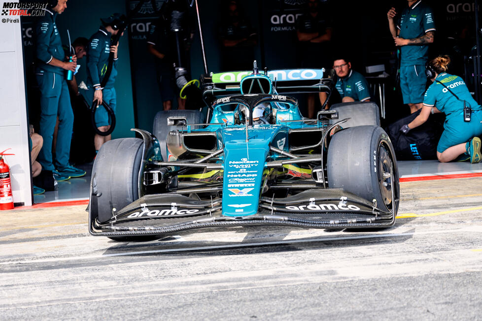 Felipe Drugovich testet die neuen Formel-1-Reifen für 2026