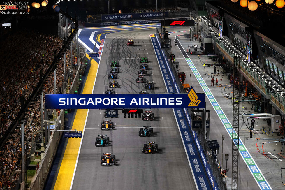 Lando Norris (McLaren) und Max Verstappen (Red Bull) 