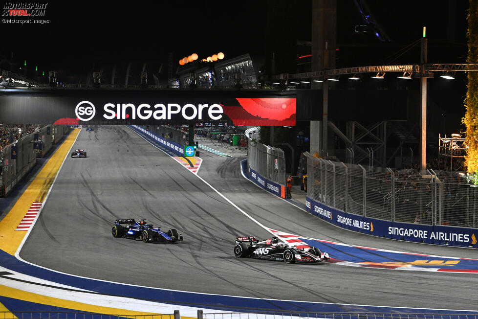 Alexander Albon (Williams) und Kevin Magnussen (Haas) 