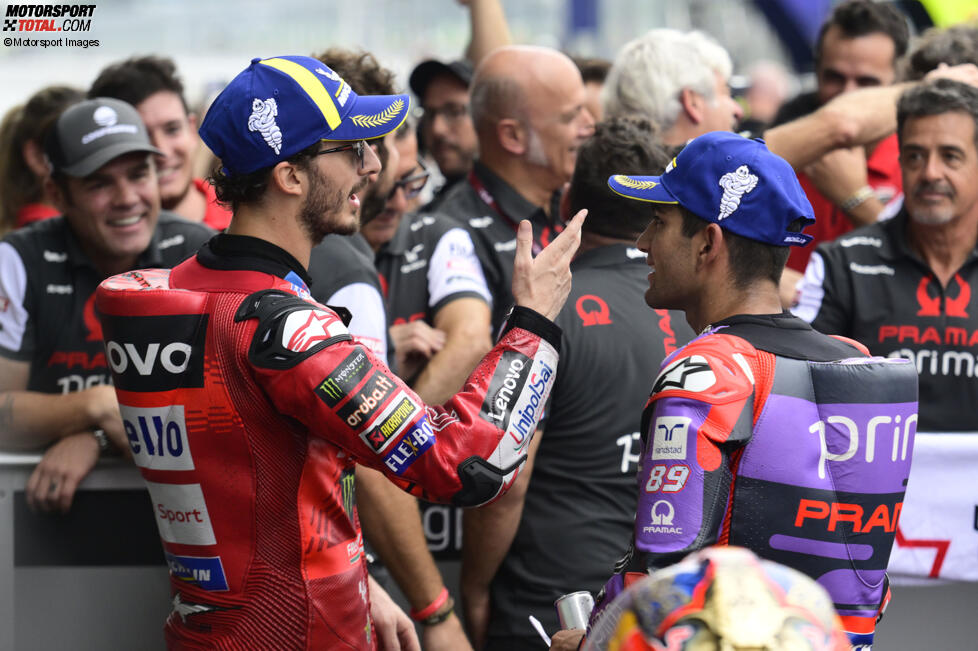 Francesco Bagnaia (Ducati) und Jorge Martin (Pramac) 