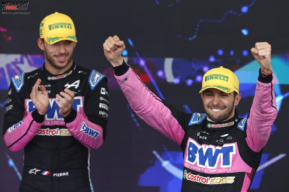 Pierre Gasly (Alpine) und Esteban Ocon (Alpine) 