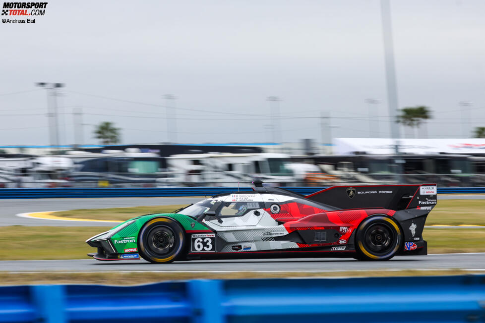 Mirko Bortolotti, Romain Grosjean und Edoardo Mortara 
