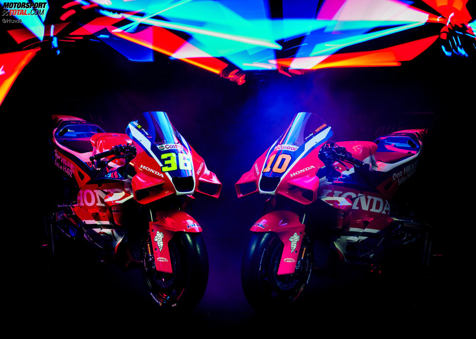 Die Honda RC213s von Joan Mir und Luca Marini