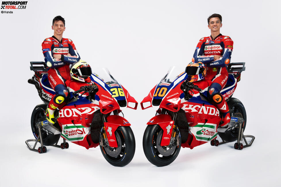 Die Honda RC213s von Joan Mir und Luca Marini