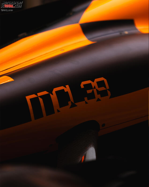 Detailaufnahme des McLaren MCL39 
