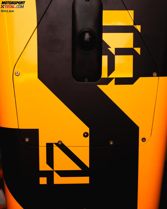 Detailaufnahme des McLaren MCL39 