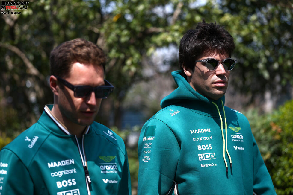 Stoffel Vandoorne und Lance Stroll (Aston Martin) 