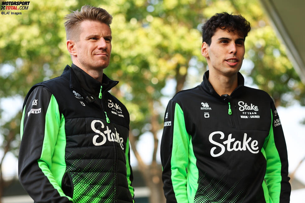 Nico Hülkenberg (Sauber) und Gabriel Bortoleto (Sauber) 