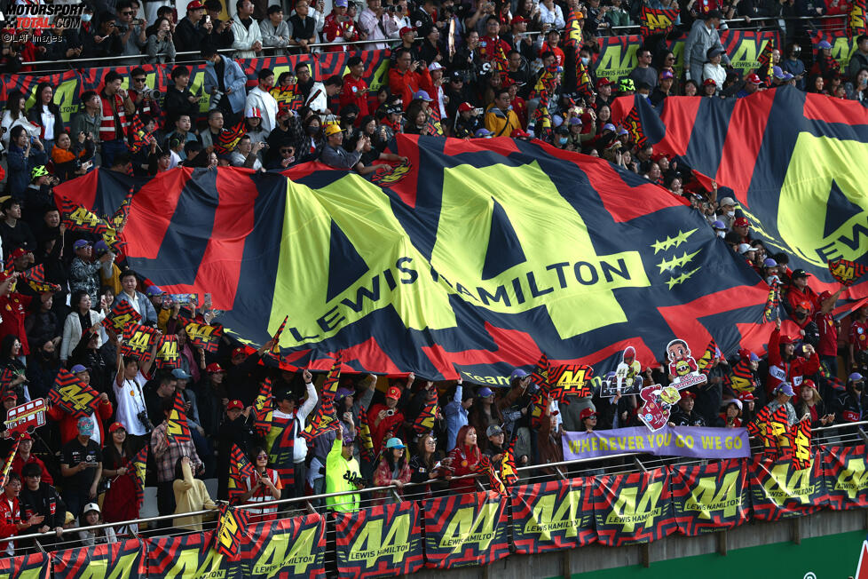 Fans von Lewis Hamilton (Ferrari) 